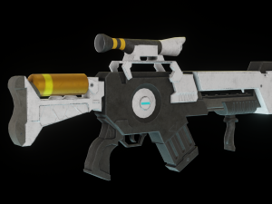 Railgun Modèle 3D
