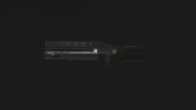 Tactical shotgun 3D Model .c4d .max .obj .3ds .fbx .stl .blend 