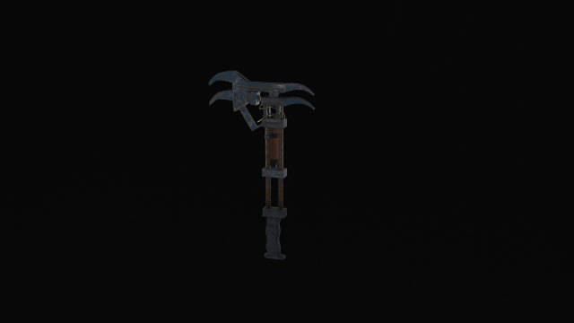 Pickaxe 3D Model .c4d .max .obj .3ds .fbx .stl .blend 