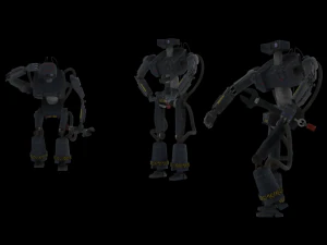 Robot repairman 3D Model