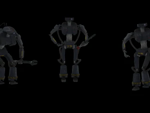 로봇 수리공 3D 모델