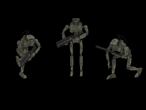 Robot miner and robot security 3Dモデル