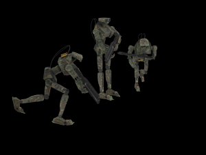 Robot miner and robot security 3D Модель