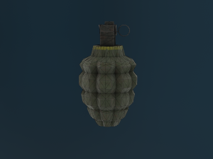 Frag grenade Model 3D