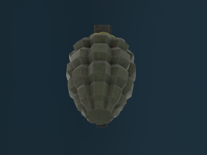 Frag grenade Model 3D