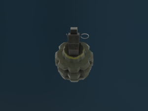 Frag grenade Model 3D