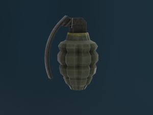Frag grenade Model 3D