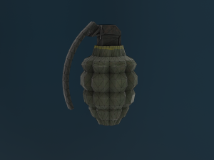 Frag grenade Model 3D
