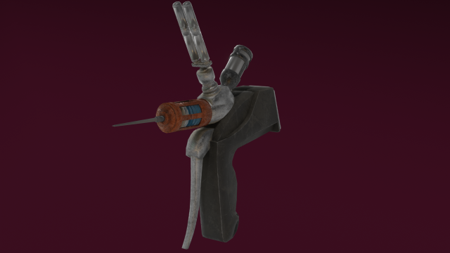 The injector 3D Модель .c4d .max .obj .3ds .fbx .stl .blend 