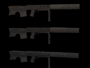 The VKS sniper rifle 3D Model