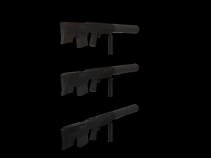 The VKS sniper rifle Model 3D