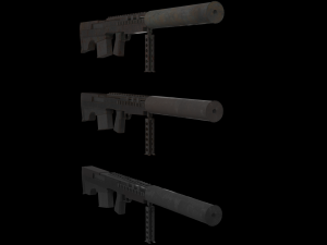 The VKS sniper rifle Model 3D