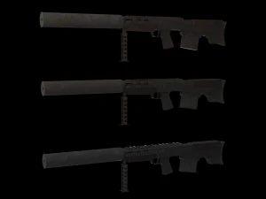 Il fucile da cecchino VKS Modello 3D
