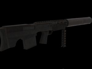 The VKS sniper rifle Model 3D