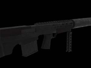 The VKS sniper rifle Model 3D