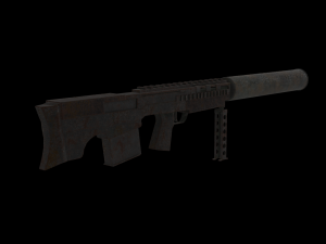 The VKS sniper rifle Model 3D