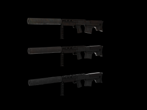 The VKS sniper rifle Model 3D