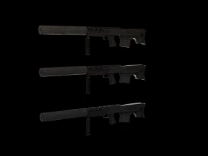 Il fucile da cecchino VKS Modello 3D