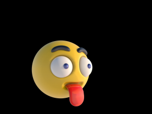crazy emoji Modelo 3D