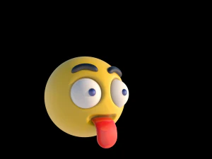 божевільні емодзі 3D Модель