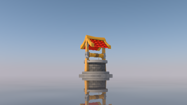 game water well 3D 프린트 모델 .c4d .max .obj .3ds .fbx .stl .blend