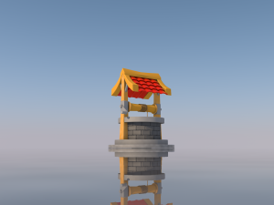 game water well 3D 프린트 모델