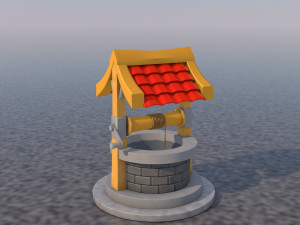 game water well 3D 프린트 모델