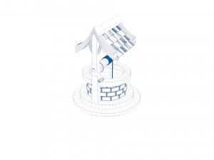 game water well 3D 프린트 모델