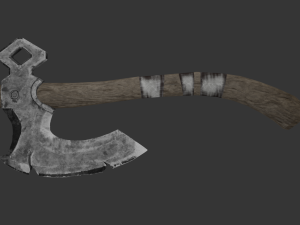 Axe PBR Low-poly Game Ready 3D Model