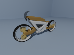 electric motorcycle of the future 3D-Modell