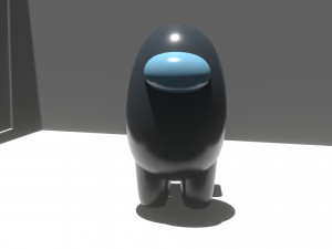 Black among us Modelo 3D