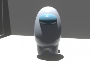 White among us Modelo 3D