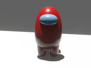 rojo entre nosotros Modelo 3D