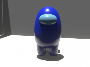 Blue among us Modelo 3D