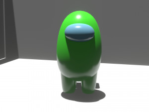 Lime among us Modelo 3D