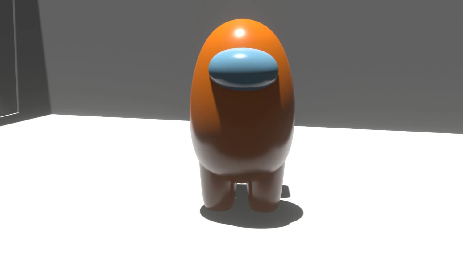 Orange among us 3D Model .c4d .max .obj .3ds .fbx .stl .blend 