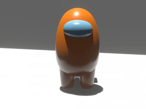 naranja entre nosotros Modelo 3D