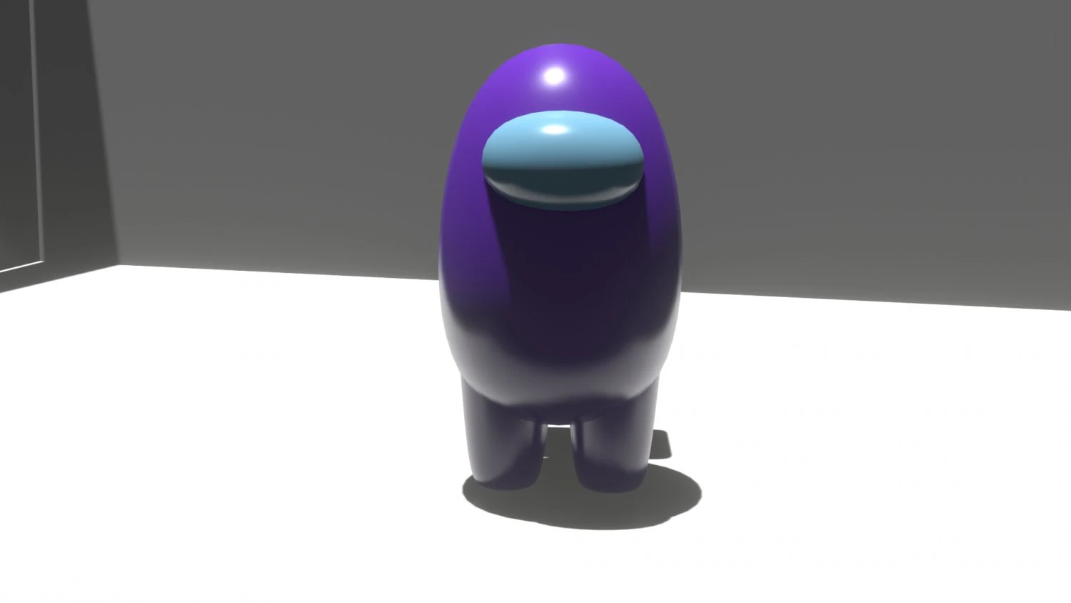 Purple among us 3D Model .c4d .max .obj .3ds .fbx .stl .blend 