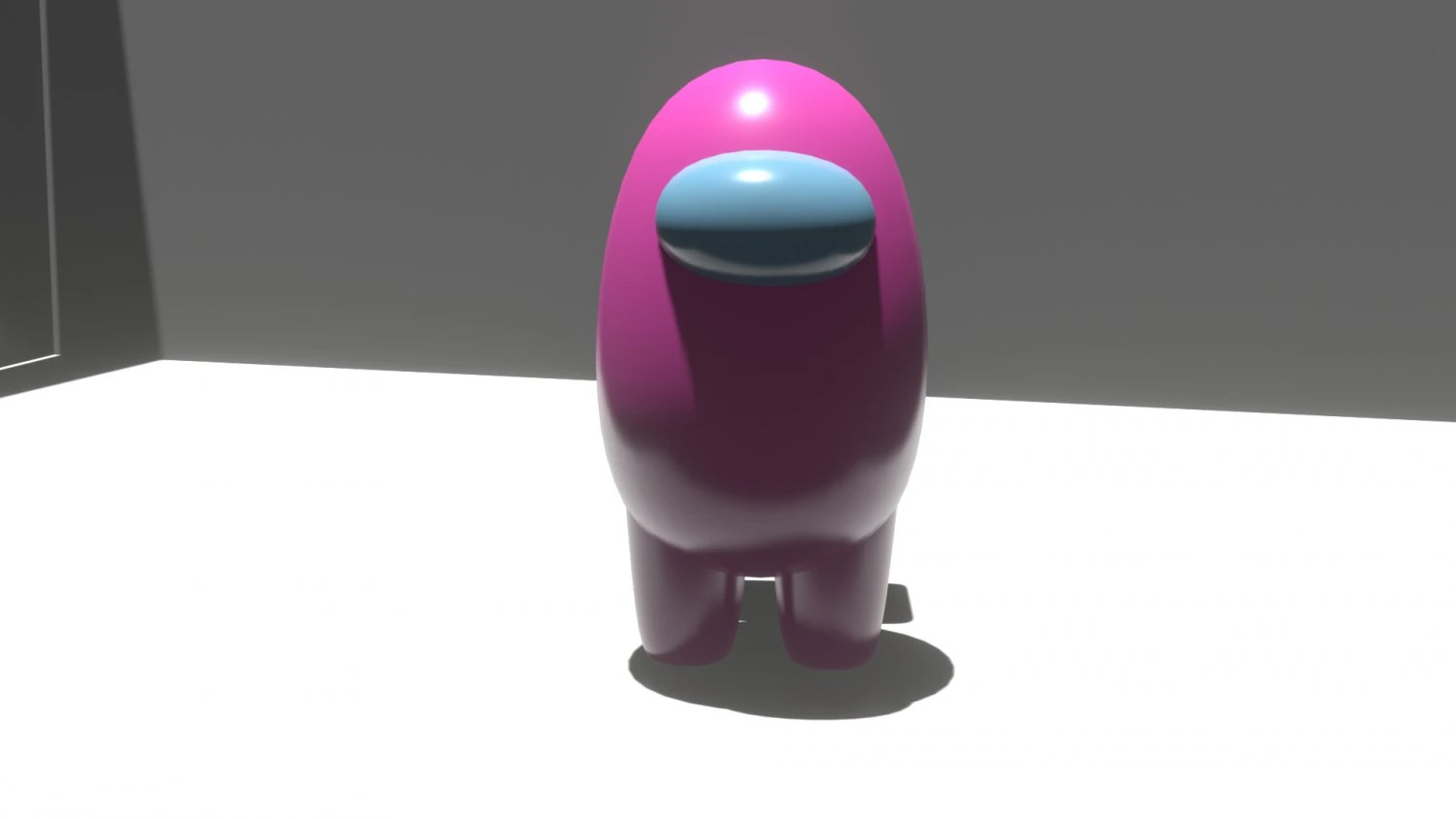 Pink among us 3D Model .c4d .max .obj .3ds .fbx .stl .blend