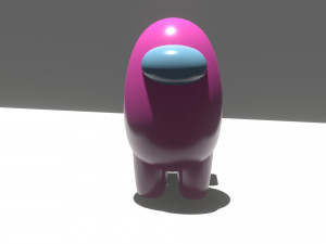 Pink among us Modelo 3D