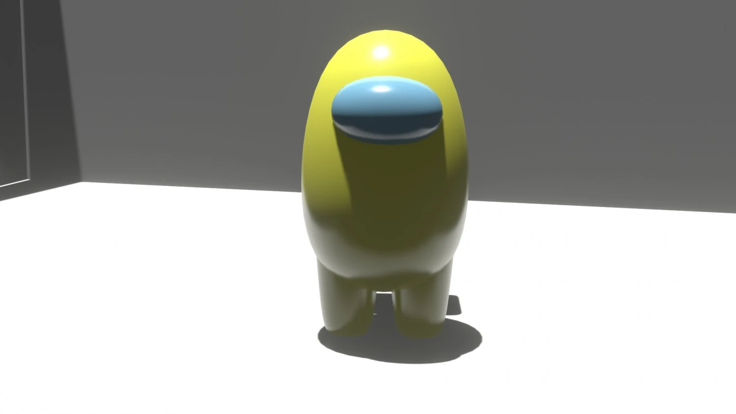 Yellow among us 3D Model .c4d .max .obj .3ds .fbx .stl .blend 