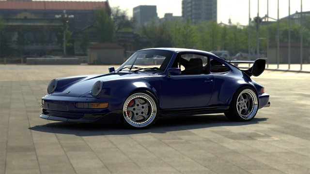 porsche9111996 3D Modell .c4d .max .obj .3ds .fbx .stl .blend