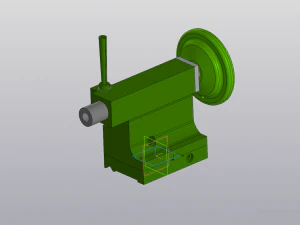 선반 심압대 tv4 3D 프린트 모델