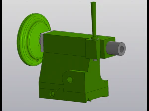 lathe tailstock tv4 3D Print Model