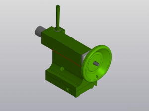 lathe tailstock tv4 Modello di stampa 3D