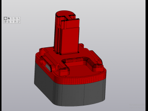 Battery for screwdriver bosch psr1200 Modello di stampa 3D