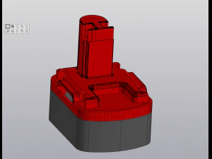 Battery for screwdriver bosch psr1200 3D Print Model