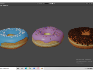 donuts Model 3D