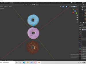 donuts Model 3D