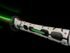 cyberpunk style katana 3D 模型